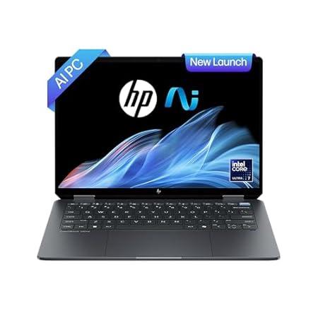 HP OmniBook Ultra Flip Next Gen AI PC Ultra 7 (32GB RAM/1TB SSD/2.8K OLED 16:10 90% STBR Touchscreen 500 nits/Windows 11/9MP Camera/Poly Studio/Backlit KB/MSO/14” (35.6cm)/Gray/1.34kg) fh0029TU Laptop
